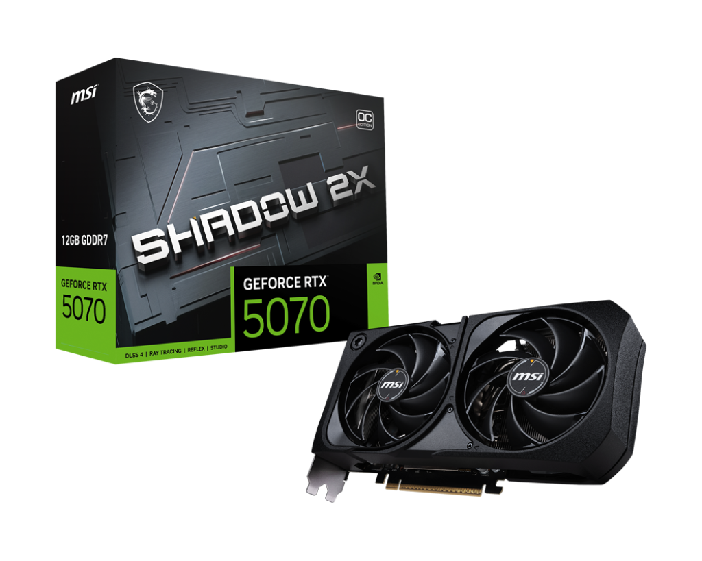 MSI GeForce RTX5070 12GB SHADOW 2X OC